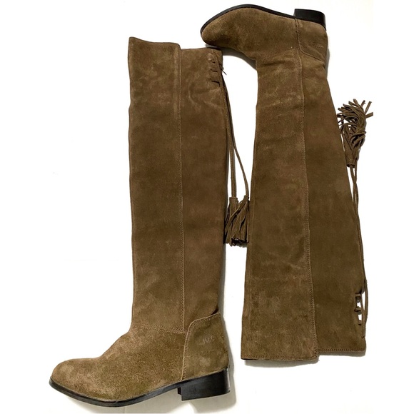 Musse & Cloud | Taupe Suede April Boot